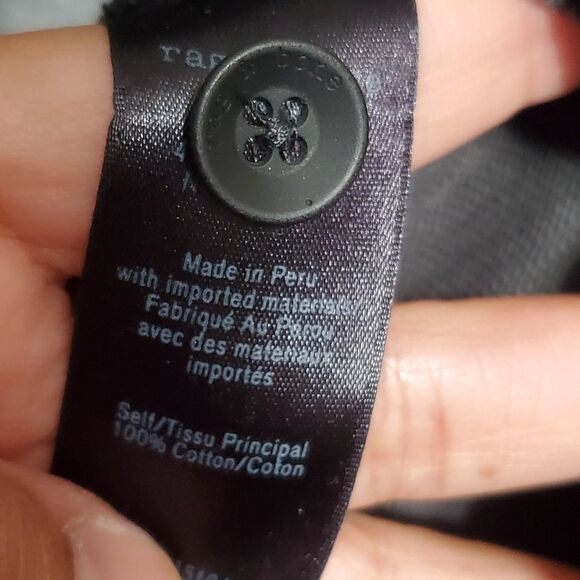 Rag & Bone Henley T-Shirt Mens Size L Grey Short Sleeve Cotton Standard Issue - Picture 9 of 11